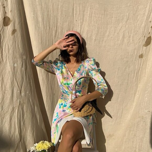 OLIVIA RUBIN Wren Floral Wrap Dress - Picture 1 of 16